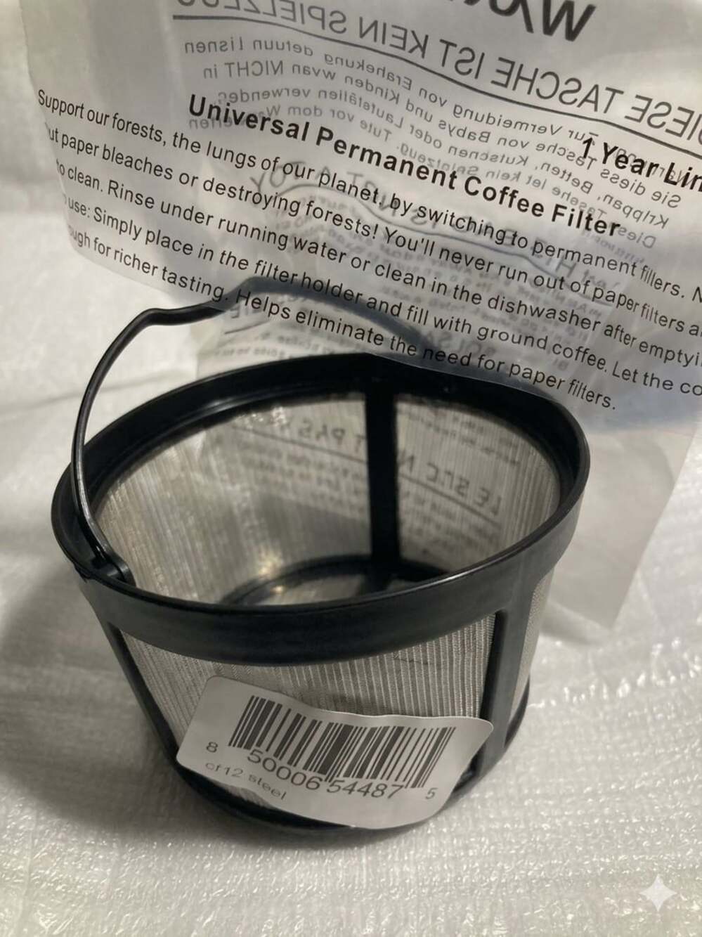 NRP Universal Permanent Coffee Filter Stainless Steel Mesh cf12